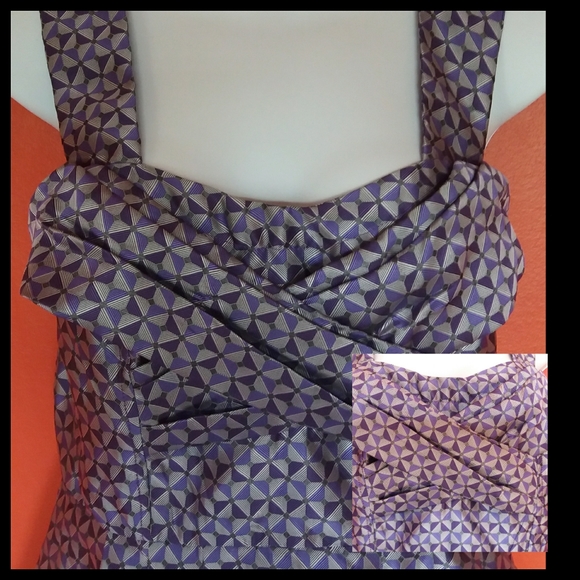 New eShakti Jacquard Geo Print Dress - Picture 5 of 10